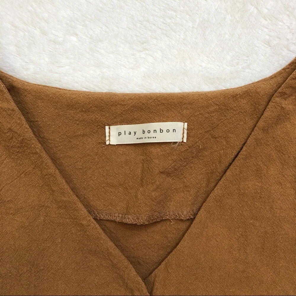 play bonbon, Long Sleeve Button Down Shirt, Size L - Picture 7 of 15